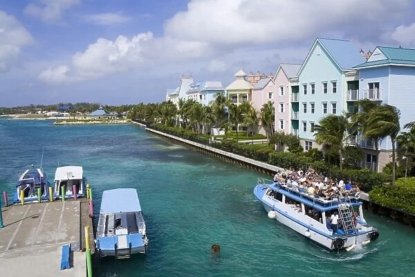 Paradise Island ferry terminal, Nassau City, New Providence Island, Bahamas, West Indies, Central America