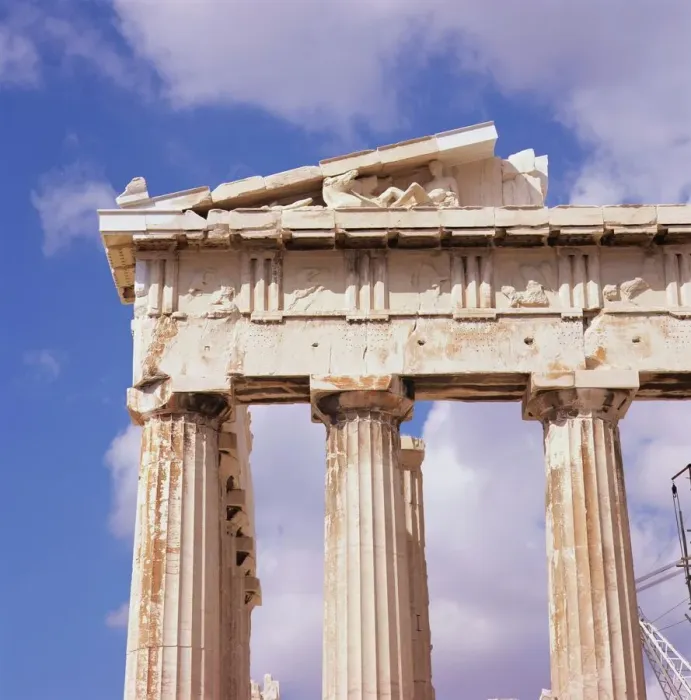 Framed Print : Parthenon Print, Acropolis Detail Framed Print : Parthenon Print, Acropolis Detail