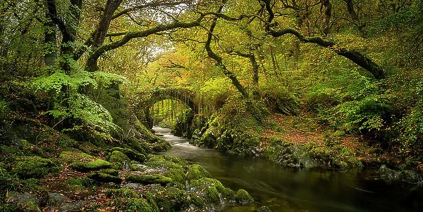 Penmachno Roman Bridge, Snowdonia, Wales, United Kingdom, Europe