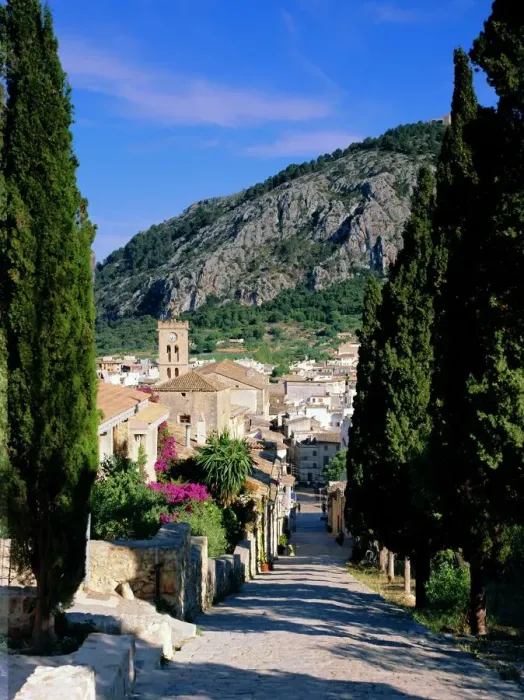 Framed Print : Pollensa Print - Mallorca Landscape Framed Print : Pollensa Print - Mallorca Landscape