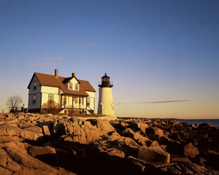Framed Print : Prospect Harbour Point Light Print, Lubec, Maine Framed Print : Prospect Harbour Point Light Print, Lubec, Maine