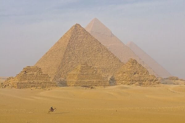 The Pyramids of Gizeh, UNESCO World Heritage Site, Cairo, Egypt, North Africa, Africa