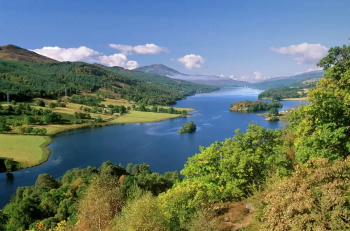 Framed Print : Queens View Print, Loch Tummel Panorama Framed Print : Queens View Print, Loch Tummel Panorama