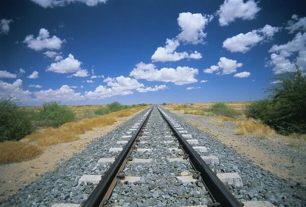Railway tracks near Mariental