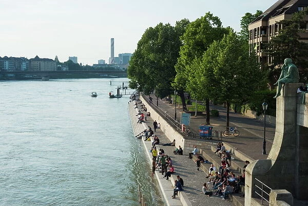 The Rhine River, Basel, Switzerland, Europe