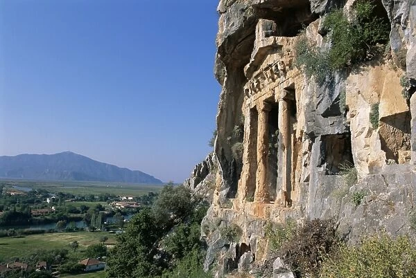 Rock tomb, Dalyan