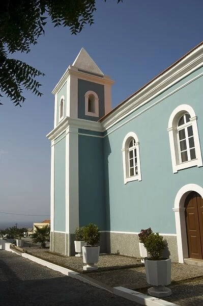 Roman Catholic church, Sao Filipe, Fogo (Fire), Cape Verde Islands, Africa
