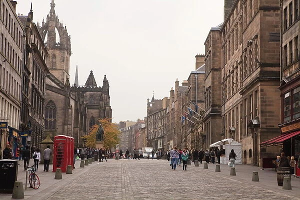 Royal Mile, The Old Town, Edinburgh, Scotland, United Kingdom, Europe