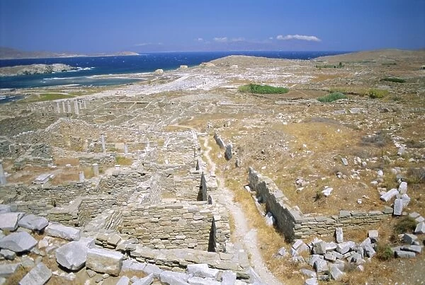 Ruins on the holy island of Delos