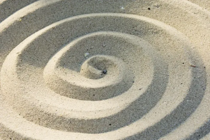 Framed Print : Sand spirals Print Framed Print : Sand spirals Print