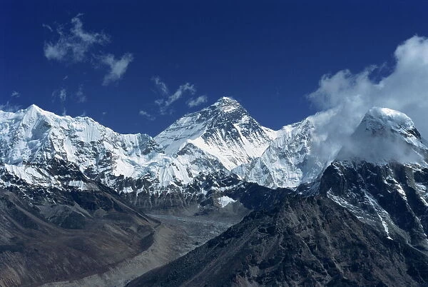 Snow-capped Mount Everest