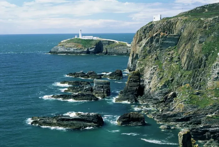 Framed Print : South Stack Lighthouse Print Framed Print : South Stack Lighthouse Print