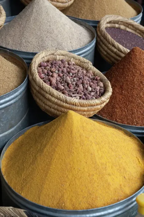 Framed Print : Marrakech Souk Spices Print Framed Print : Marrakech Souk Spices Print