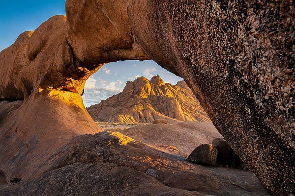 Spitzkoppe Arch at sunrise, Namibia, Africa
