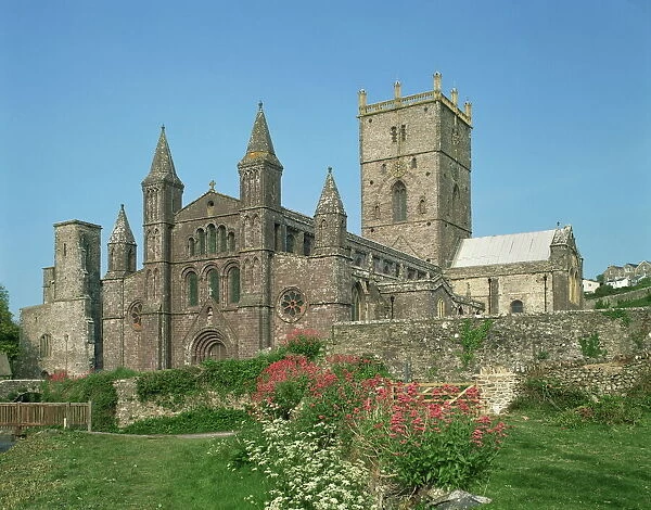 St. Davids Cathedral, Pembrokeshire, Wales, United Kingdom, Europe