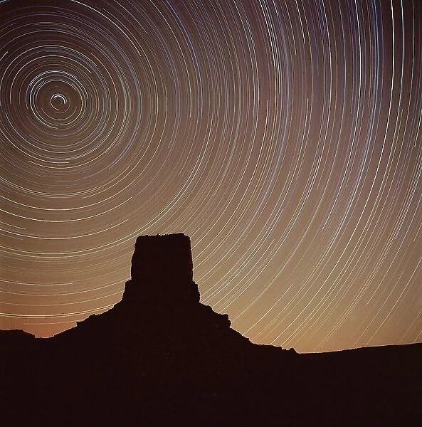 Star trek over Monument Valley