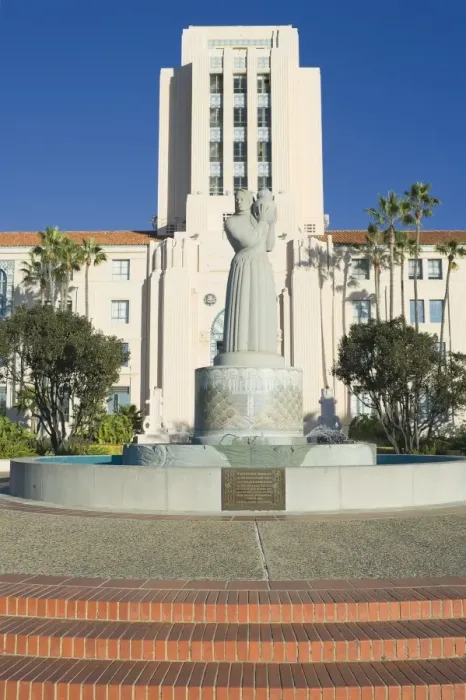 Framed Print : Statue Print at County Administration Building, San Diego Framed Print : Statue Print at County Administration Building, San Diego