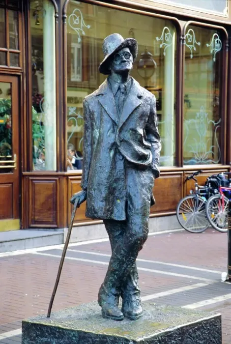 Framed Print : James Joyce Statue Dublin Print