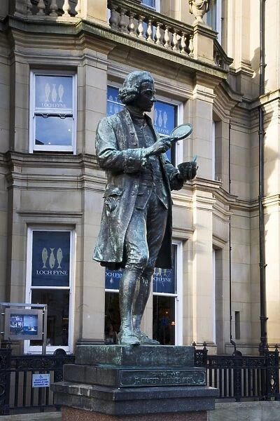 Statue of Joseph Priestley, City Square, Leeds, West Yorkshire, Yorkshire