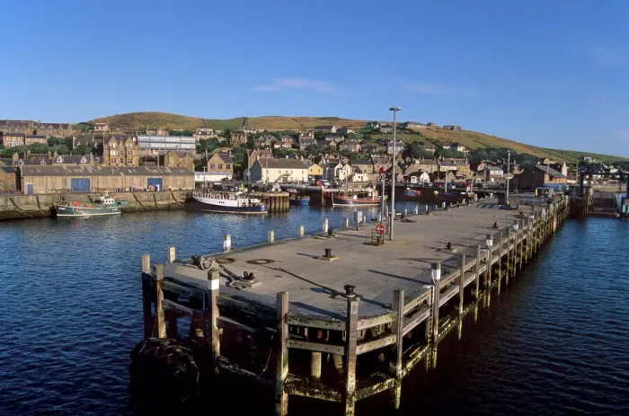 Framed Print : Stromness Harbour Morning Light Print Framed Print : Stromness Harbour Morning Light Print