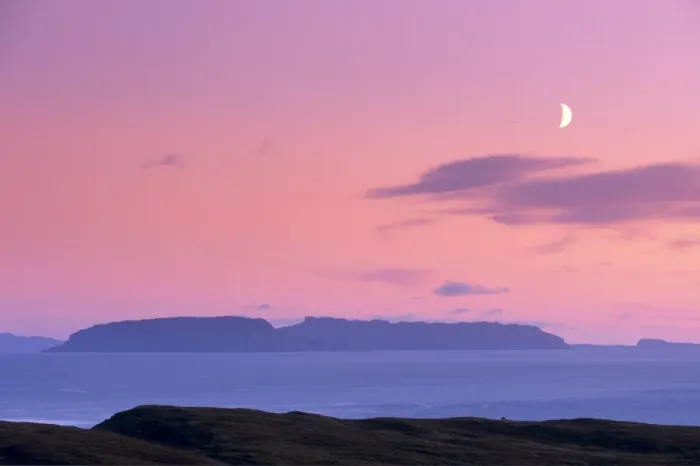 Framed Print : Eigg Island Sunset Print