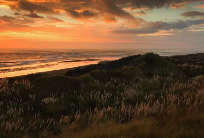Framed Print : Ocean Beach Sunset Print