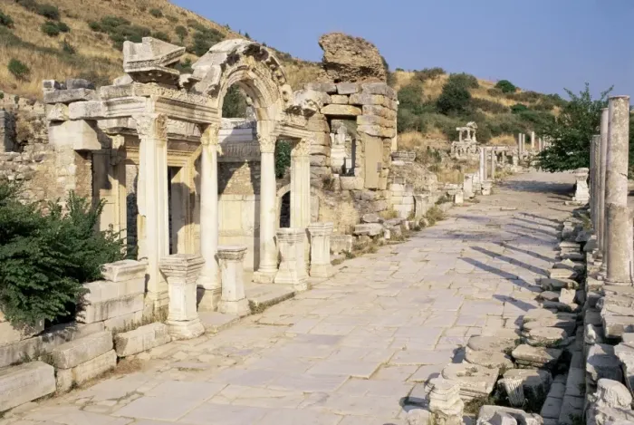 Framed Print : Temple of Hadrian Print, Ephesus Architecture Framed Print : Temple of Hadrian Print, Ephesus Architecture