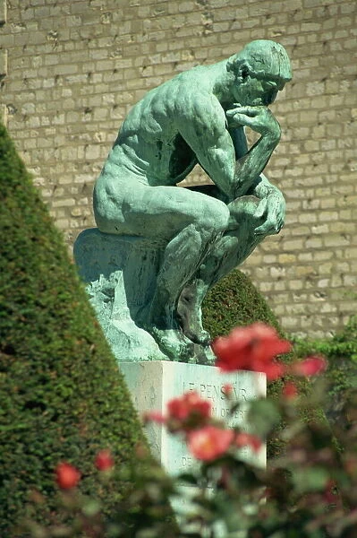 The Thinker by Rodin, Musee Rodin, Paris, France, Europe