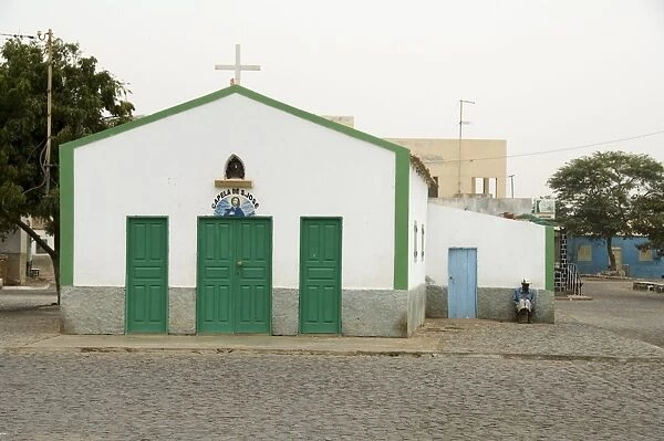 The town of Espargos, Sal, Cape Verde Islands, Africa