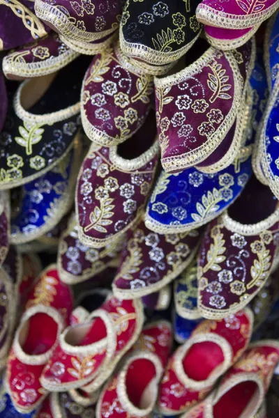 Prints of Traditional Turkish shoes for sale Grand Bazaar Grand Bazaar Istanbul Turkey Europe