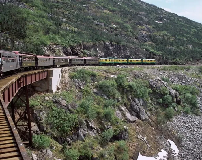 Framed Print : White Pass Railway Train Print Framed Print : White Pass Railway Train Print