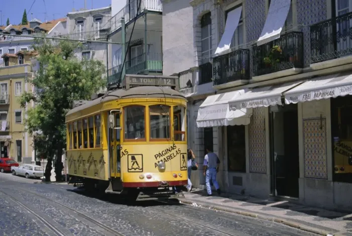Framed Print : Lisbon Tram Print Framed Print : Lisbon Tram Print