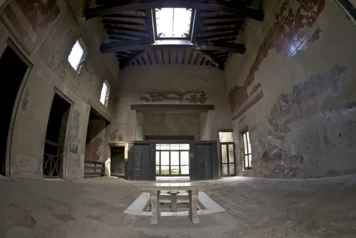 Framed Print : Tuscan Atrium Print, Herculaneum, Italy Framed Print : Tuscan Atrium Print, Herculaneum, Italy