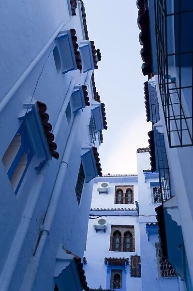 Typical houses, Chefchaouen, Morocco, North Africa, Africa