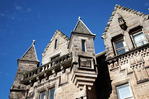University buildings along The Scores, St Andrews, Fife, Scotland