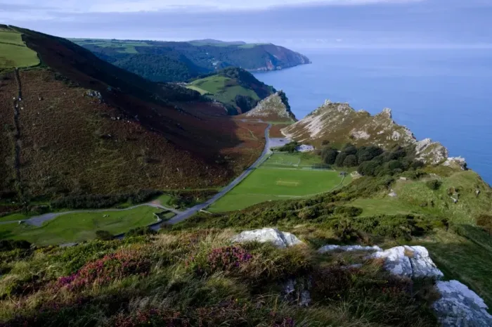 Framed Print : Valley of Rocks Print, Lynton Devon Landscape Framed Print : Valley of Rocks Print, Lynton Devon Landscape