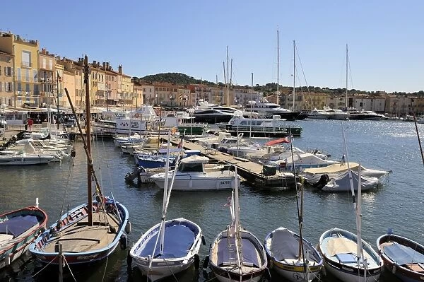 Vieux Port harbour, St. Tropez, Var, Provence, Cote d Azur, France