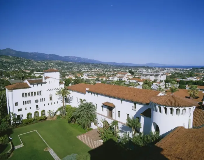 Framed Print : Santa Barbara Courthouse Print Framed Print : Santa Barbara Courthouse Print