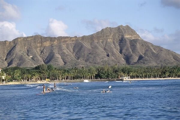 View of Diamond Head Crater