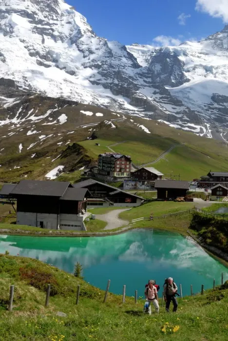 Framed Print : Kleine Scheidegg Landscape Print