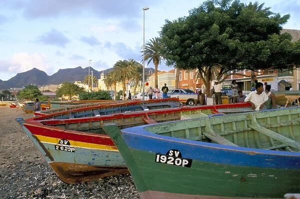 Waterfront, Mindelo, island of Sao Vicente, Cape Verde Islands, Africa
