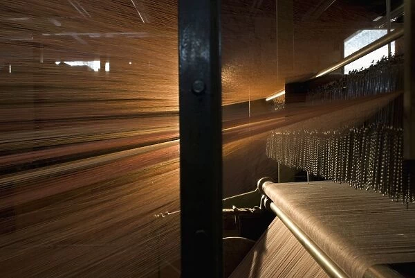 Weaving factory in Conegliano, Veneto, Italy, Europe