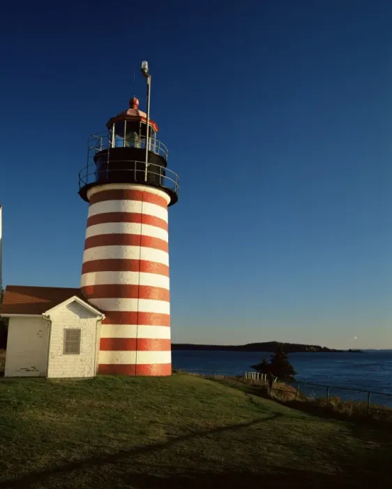 Framed Print : West Quoddy Head Lighthouse Print Framed Print : West Quoddy Head Lighthouse Print