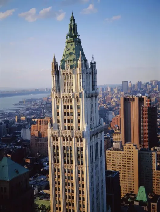 Framed Print : The Woolworth Building Print, Manhattan Skyscraper Framed Print : The Woolworth Building Print, Manhattan Skyscraper