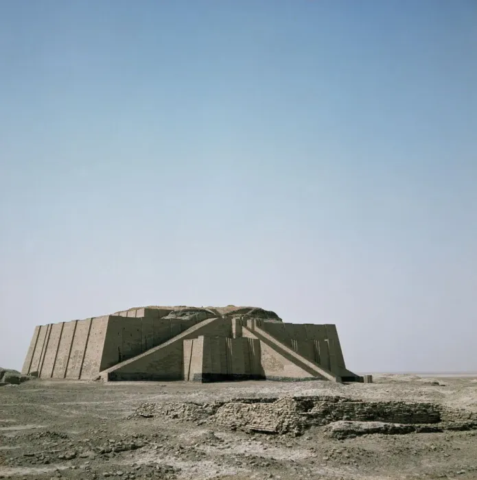 Framed Print : The Ziggurat at Ur Print Framed Print : The Ziggurat at Ur Print