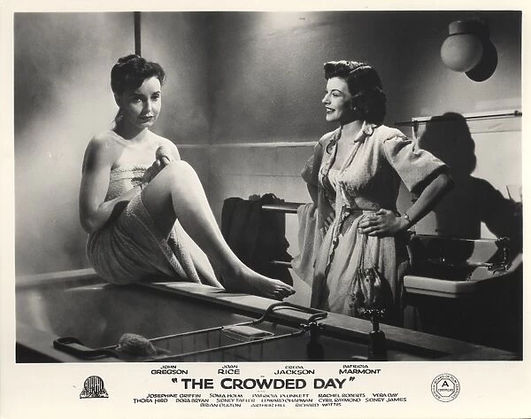 Patricia Plunkett and Joan Rice in John Guillermins The Crowded Day (1954)