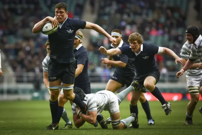 Framed Print : 2012 Varsity Match Print: Oxford University Rugby Union Team at Twickenham
