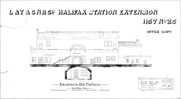 Framed Print : Halifax Station Print Framed Print : Halifax Station Print