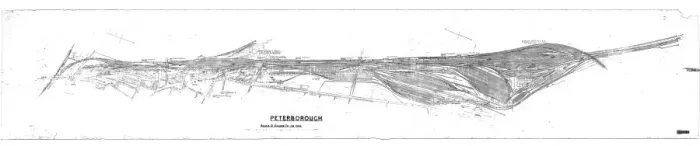 Framed Print : Peterborough Station Print Framed Print : Peterborough Station Print