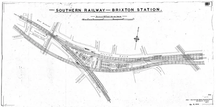Framed Print : Brixton Station Print Framed Print : Brixton Station Print